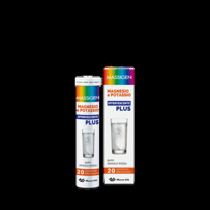 Tablete Effervescente Magnesio Potassio Plus, Massigen, 20 buc