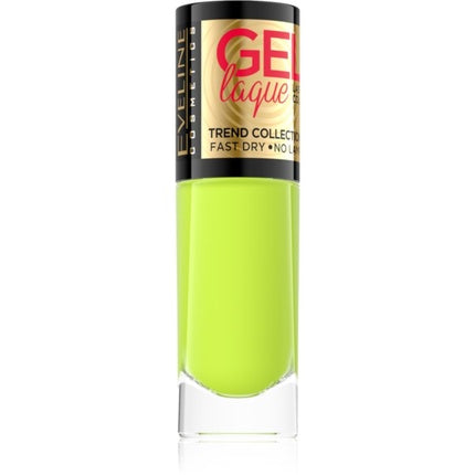 Lac de unghii Gel Laque, Eveline Cosmetics, 218, 8 ml, Verde Limon