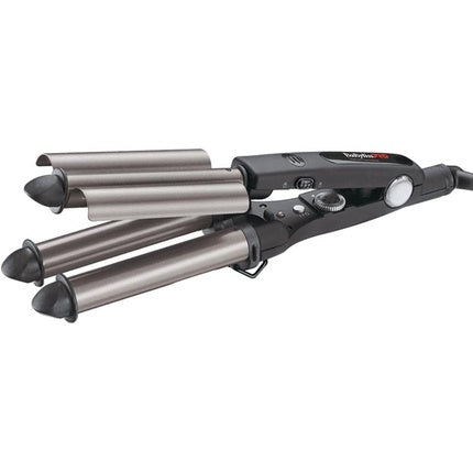 Ondulator de păr, Babyliss Pro, Triple Barrel, negru