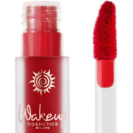 Ruj lichid, Wakeup Cosmetics Milano, Petal Veil, roșu cireș