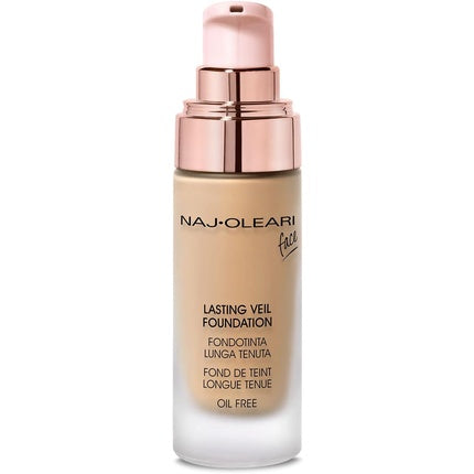 Fond de ten fluid Naj Oleari Lasting Veil 104 Wicker, 30ml, culoare bej