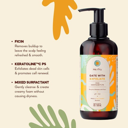 Hairtry Date With Exfoliate Enzymatic Shampoo, 395 ml, Ambra