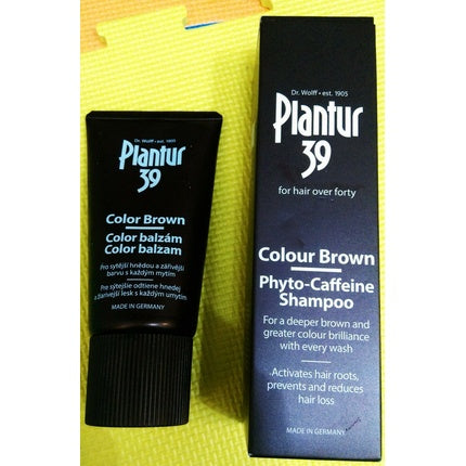 Șampon și Balsam Plantur 39, Culoare maro, Phyto-Cafeină