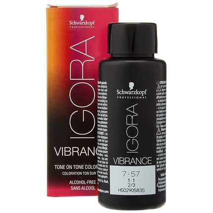 Vopsea de păr Schwarzkopf Igora Vibrance 7-57 Medium Blonde Gold Copper, 120ml