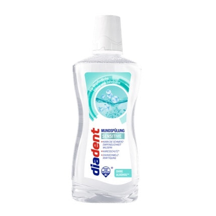 Rinsoare bucală Diadent Sensitive, fără alcool, 500 ml