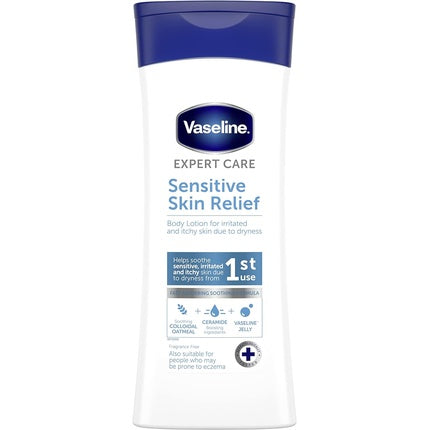 Lotiune corp, Vaseline, Expert Care, piele sensibilă 400ml