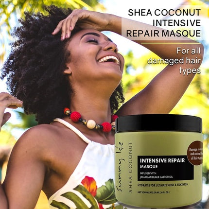 Masca de păr Sunny Isle Shea Coconut Intensive Repair Masque 16oz