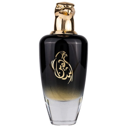 Eau de parfum Maison Asrar Shaheen Black - sticlă neagră cu accente aurii