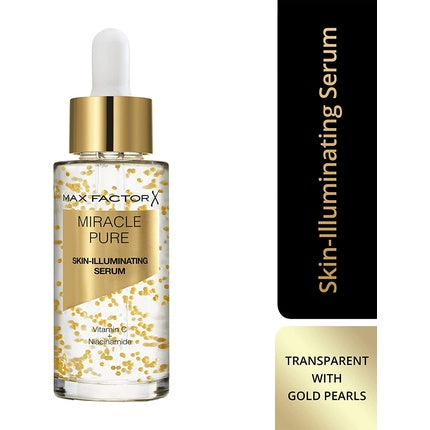 Serum iluminator piele, Max Factor Miracle Pure, Vitamina C, 30ml