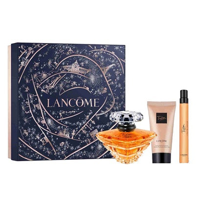 Set Parfum Lancome Tresor, Apa de parfum si loțiune corp, 50 ml + 50 ml + 10 ml