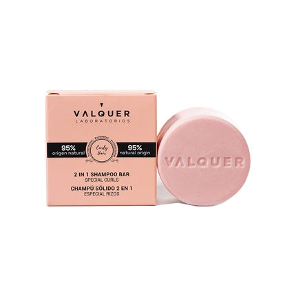 Șampon solid 2 în 1, Valquer Profesional, ingrediente naturale 95%, 70g