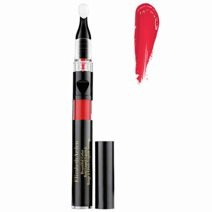 Ruj lichid Elizabeth Arden Beautiful Color, nuanța 07 Roșu Fără Frică, 2,4 ml, tester