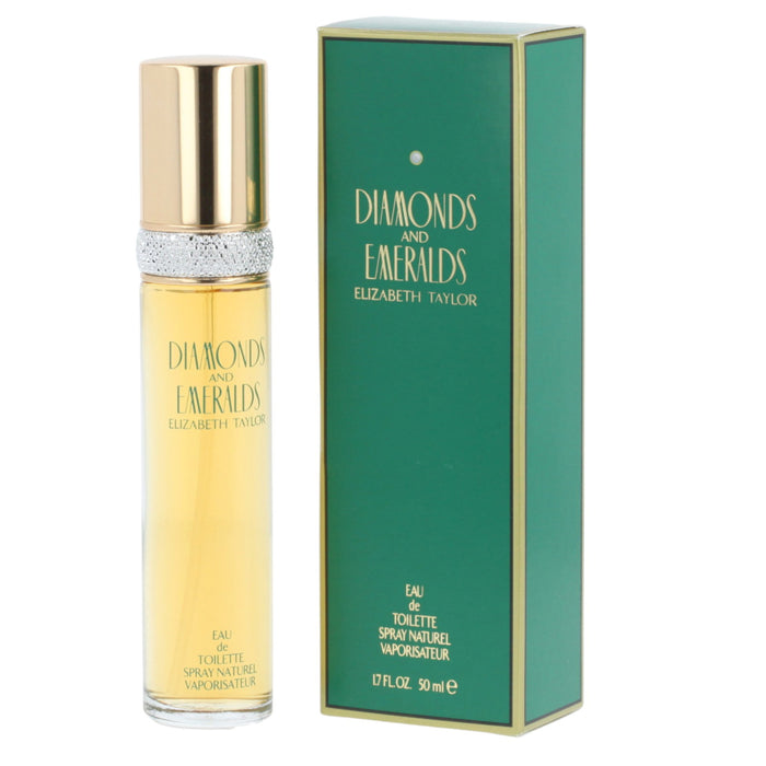 Apă de toaletă Elizabeth Taylor Diamonds And Emeralds, pentru femei, 50 ml