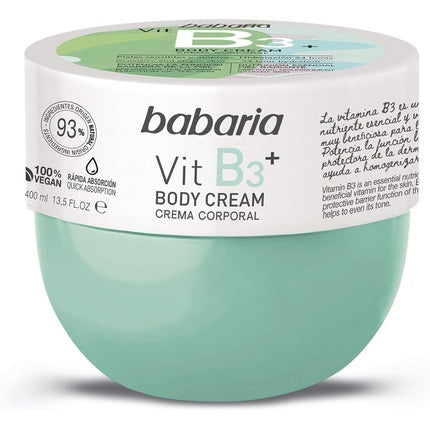 Cremă de mâini, Babaria, cu Vitamina B3, 400 ml