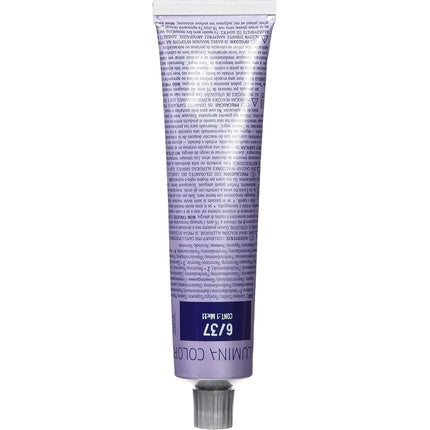 Vopsea de par, Wella Illumina Color 6/37, Blond inchis auriu maro, 60ml