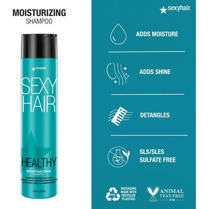 Șampon Sexy Hair Healthy, 300ml, albastru
