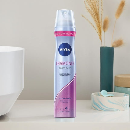 Spray fixativ, Nivea, Diamond Gloss, extra puternic