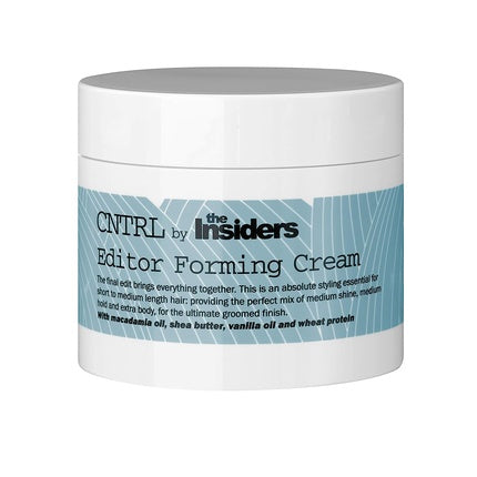 Cremă de modelare păr, The Insiders, Editor Forming Cream, luciu mediu, 100 ml