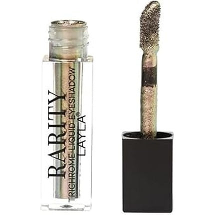 Layla Rarity Trichrome Liquid Eyeshadow, Negru și Auriu