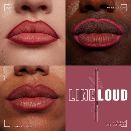 Creion contur buze, NYX, Line Loud No.15 Goal Getter
