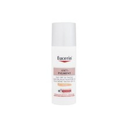 Cremă de zi cu efect de ten Eucerin Antipigment Tinted Day Cream SPF 30, culoare deschisă (Light), 50 ml
