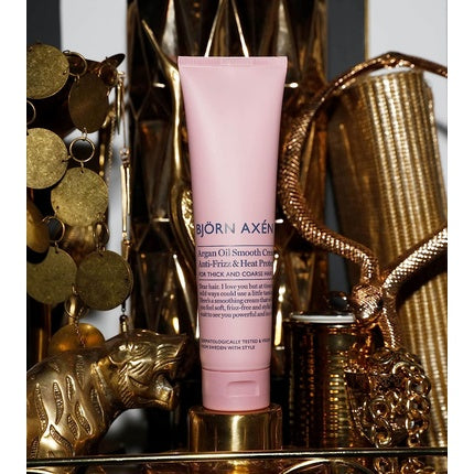 Cremă păr, Björn Axén, Argan Oil, anti-frizz roz