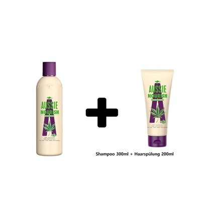 Set Șampon și Balsam Aussie, Repair Hydrate, alb