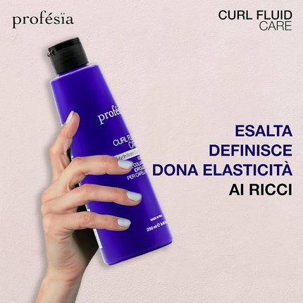 Stilizator pentru păr creț, Profesia, Curl Fluid Care, 250ml, violet
