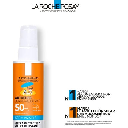 Spray de Protecție Solară, La Roche-Posay Anthelios Dermo-Pediatrics, SPF50+, fără parfum, 200ml