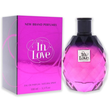 Perfum New Brand In Love, EDP Spray Femei 100 ml, Culoare Roz