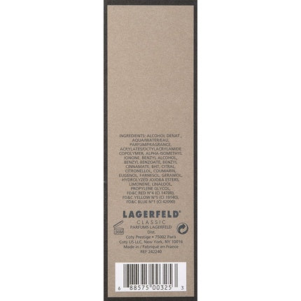 Apa de Toaletă, Lagerfeld, Classic, 60ml, transparent