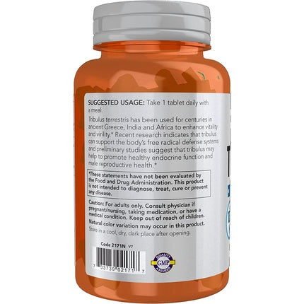 Supliment Now Sports, Tribulus, Men's Health, 90 Tablete