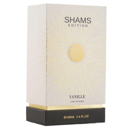 Parfum Hamidi, Shams Edition, Vanille, sticlă albă