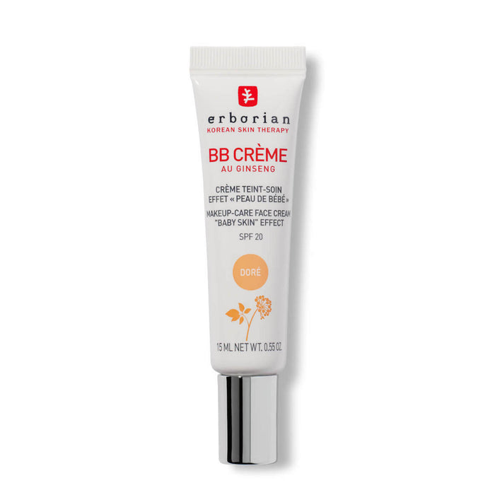 Cremă BB Erborian B.B Cream, efect de piele de bebeluș, nuanța Dore, SPF 20, 15 ml