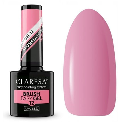 Gel unghii, Claresa, Brush Easy Gel 12, roz