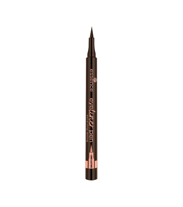 Tuș de ochi lichid Essence Eyeliner Pen, nuanța 020 Maro, rezistent la apă, 1 ml