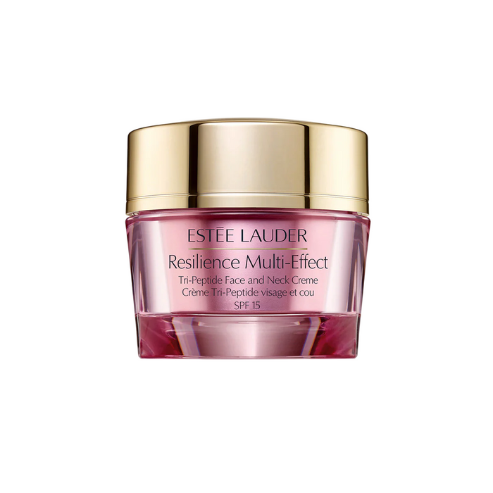 Cremă de față și gât Estee Lauder Resilience Multi-Effect, antiîmbătrânire, de zi, SPF 15, 50 ml