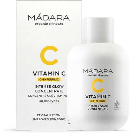 Ser cosmetic Mádara, iluminator și hidratant, 30ml