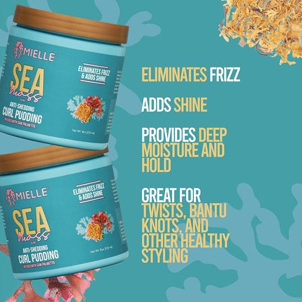 Pudra coafare, Mielle Organics, Sea Moss, anti-cădere