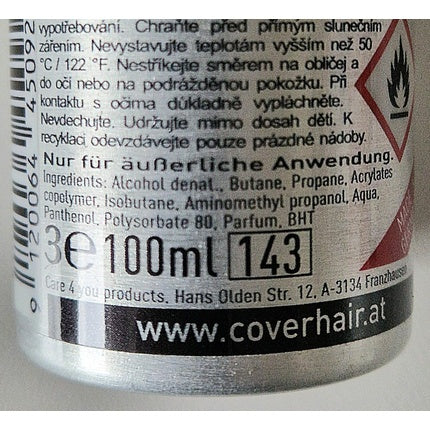 Spray fixativ Cover Hair 100ml argintiu