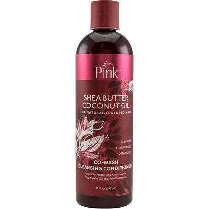 Condiționator Co-Wash Luster's Pink cu Unt de Shea și Ulei de Cocos, 355ml