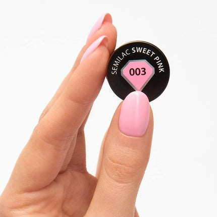 Lac de unghii Semilac UV Sweet Pink 003 7ml