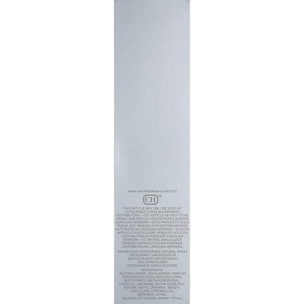 Deodorant, Carolina Herrera, 212, 150g