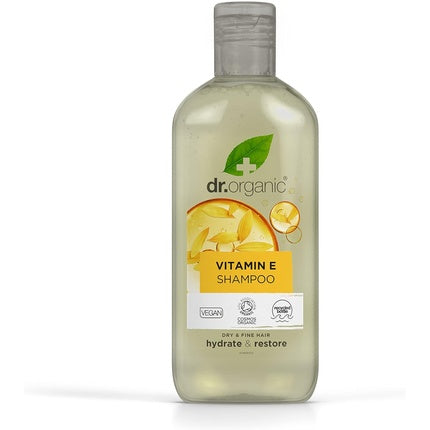 Șampon Dr Organic, Vitamin E, hidratant, 265ml