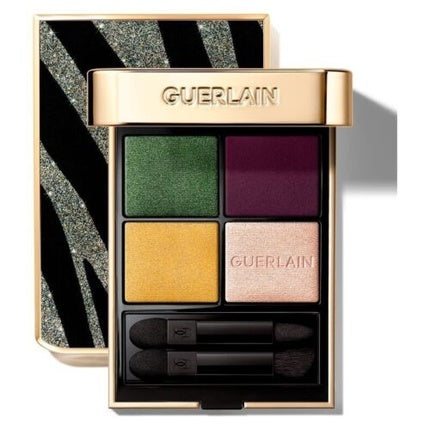 Paletă Ochi Guerlain N.910 Undressed Brown, 4 nuanțe, ambalaj zebra