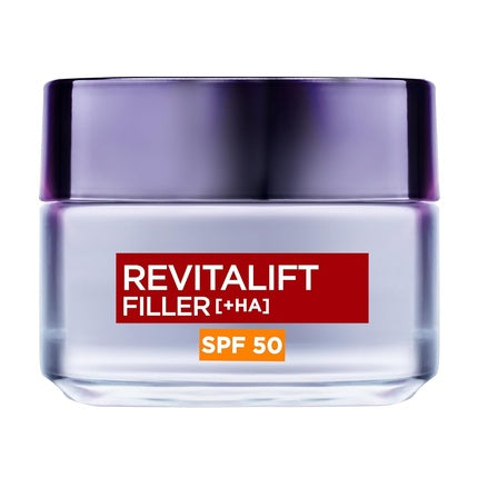 Cremă antirid, L'Oréal Paris, Revitalift Filler, SPF 50, 50ml