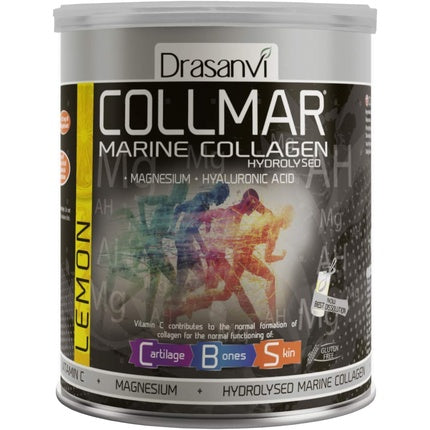Colagen marin, Drasanvi, pulbere cu magneziu, aromă de lămâie, 300g
