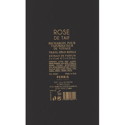 Parfum Perris Monte Carlo Rose de Taif Refill, 2x7.5ml, auriu