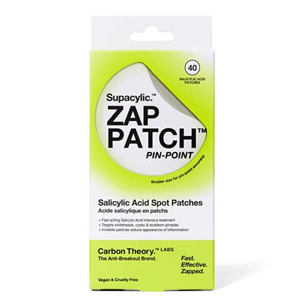 Supacylic Zap Patch Pinpoint - Pansamente cu acid salicilic pentru acnee, 40 bucăți