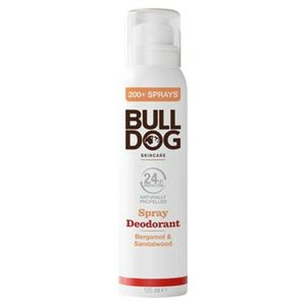 Spray Deodorant Bulldog Bergamot Sandalwood 125ml